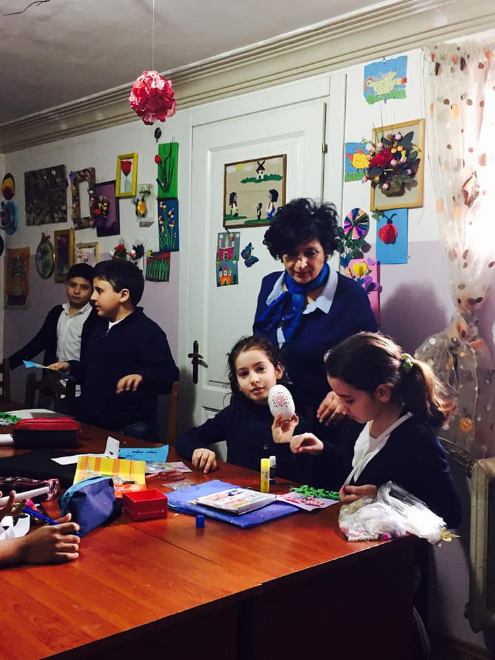 ხელოვნების გაკვეთილზე